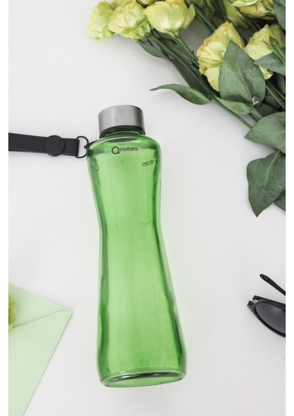 Yeşil Cam Matara 750CC, Sağlam ve Şık Tasarım, Hafif ve Pratik Kullanım