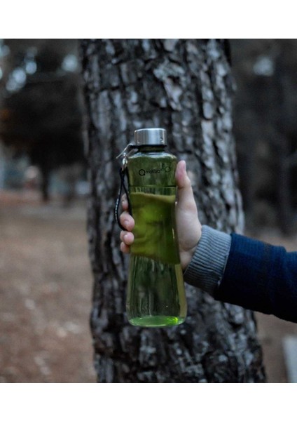 Yeşil Cam Matara 750CC, Sağlam ve Şık Tasarım, Hafif ve Pratik Kullanım