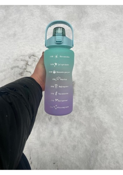 Büyük 2l Tritan Spor Su Şişesi, Bpa Free, Hediye Sticker ile Sağlıklı ve Şık fiyatları