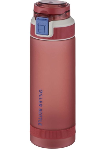 790ML Şık ve Hafif Taşıma Kulplu Tritan Su Matarası Kırmızı