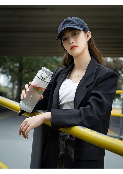 790ML Şık ve Hafif Taşıma Kulplu Tritan Su Matarası Kırmızı fırsatları