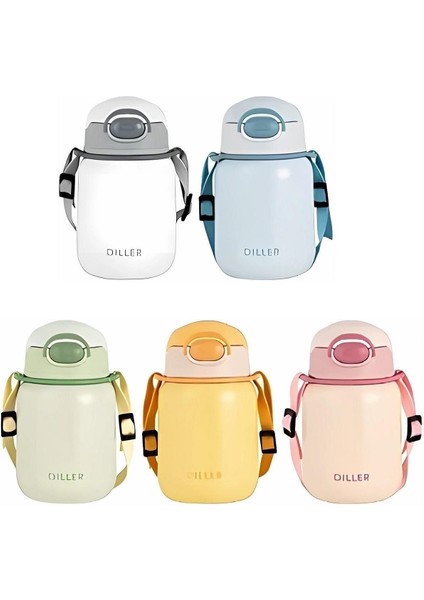 420ML Pipetli Çelik Matara, 6 Saat Sıcak/soğuk Tutma, 5 Renkli, Hafif ve Pratik fiyatları