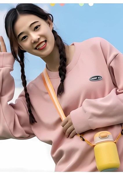 420ML Pipetli Çelik Matara, 6 Saat Sıcak/soğuk Tutma, 5 Renkli, Hafif ve Pratik