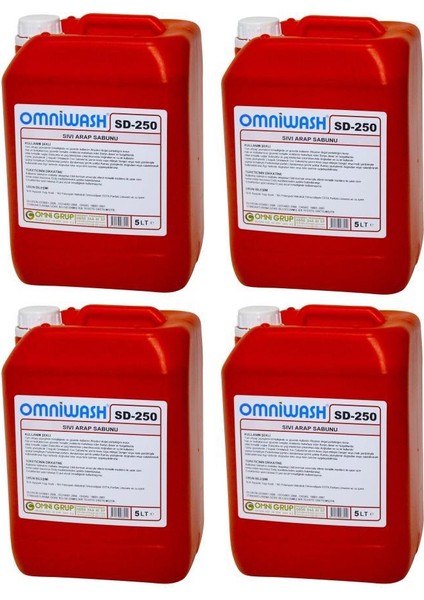 SD-250 Sıvı Arap Sabunu 4 x 5000ML