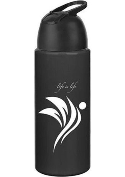 Kilitlenebilir Spor Matara 700ML Güvenlikli Suluk Su Şişesi Gri indirimleri