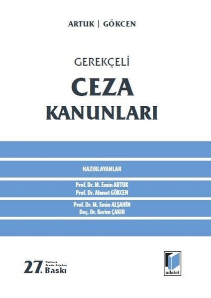 Gerekçeli Ceza Kanunları