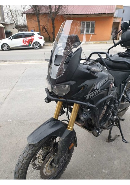 Honda Afrika Twin Crf 1000 Ön Cam 2016-2020 Model 55CM Şeffaf Renkli 4mm Uzun Cam indirimleri