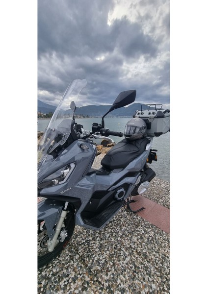 Yuki Xway 125 Siperlik Ön Cam 2023-2025 Model 65CM Şeffaf Renkli 4mm Orta Boylu Cam fiyatları