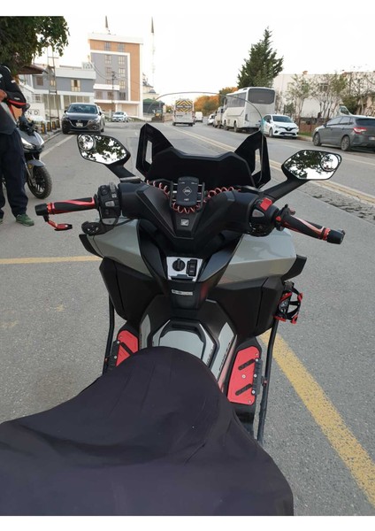 Honda Forza 250 Siperlik Ön Cam 2021-2025 Model 47CM Şeffaf Renkli 4mm Boy