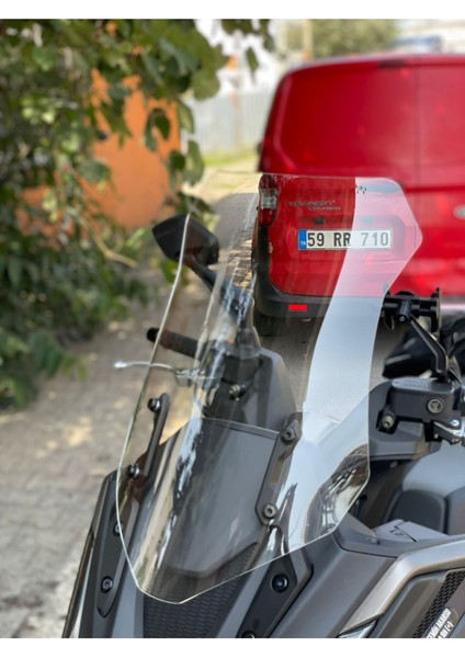 Kymco Dtx 360 Siperlik Ön Cam 2021-2023 Model 55CM Şeffaf Renkli 4mm Orta Boylu Cam modelleri