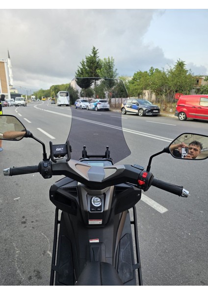 Rks Lince 125 Siperlik Ön Cam 2021-2025 Model 75CM Füme Renkli 4mm Uzun Cam fırsatları