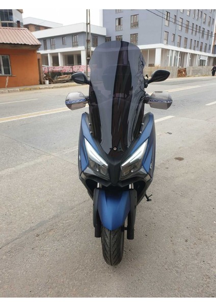 Kymco Xtown 250 I Siperlik Ön Cam 2020-2025 Model 83CM Siyah Renkli 4mm Uzun Cam