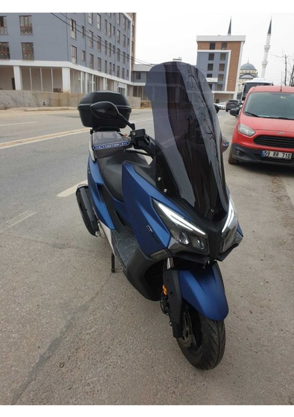 Kymco Xtown 250 I Siperlik Ön Cam 2020-2025 Model 83CM Siyah Renkli 4mm Uzun Cam fiyatları