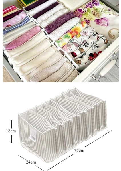 8 Gözlü Akordiyon Çekmece Düzenleyici, Çok Renkli, Pratik ve Şık Organizer modelleri