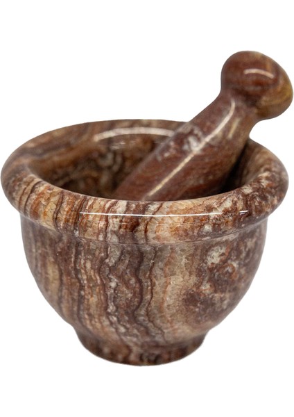 Balıkesir Taşı Doğal Mermer Havan ve Tokmak – El Yapımı, 2 Boy Seçenekli (Büyük 12X8 Cm, Orta 9x6 Cm) indirimleri