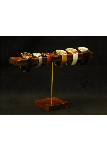 Siyah Ahşap Takı ve Bilezik Teşhir Standı, 10 cm, Şık ve Kullanışlı Ürün