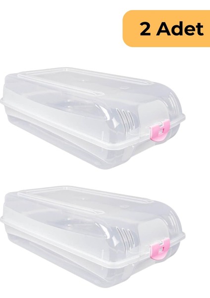 Çok Renkli Ayakkabı Koruma Kutusu, 2'li Set, Şık ve Koruyucu Tasarım fiyatları