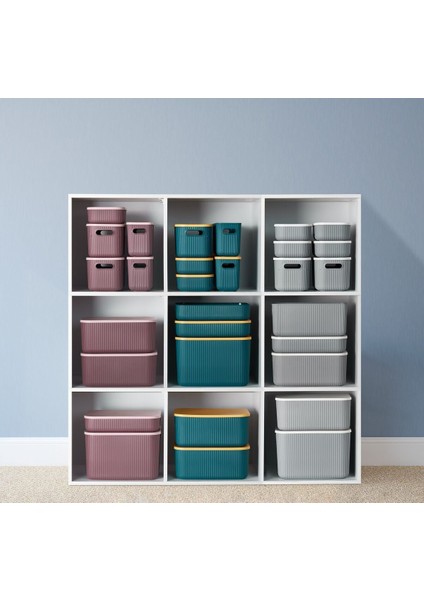 Mor 21 Lt Çok Amaçlı Saklama Kutusu, Düzenleyici, Sepet ve Dolap Içi Organizatörü modelleri