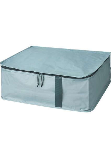 Turkuaz Fermuarlı Yatak Altı Depolama Kutusu 55X49X15CM fiyatları