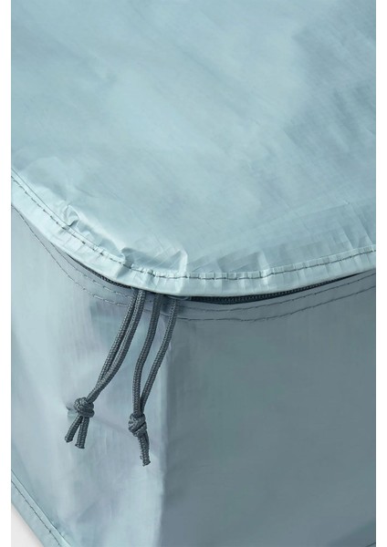 Turkuaz Fermuarlı Yatak Altı Depolama Kutusu 55X49X15CM modelleri