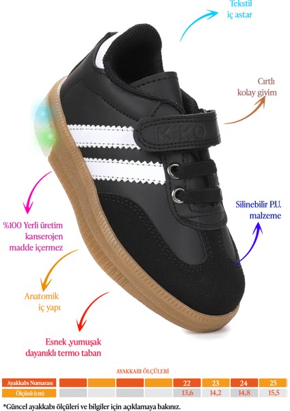 Renis Günlük Cırtlı Işıklı Erkek Bebek Spor Ayakkabı fiyatları