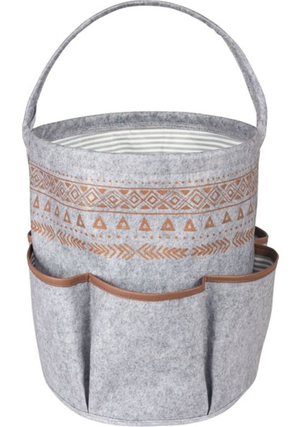 6 Cepli Renkli Deri Şeritli Yuvarlak Çok Amaçlı Organizer Kutu fiyatları