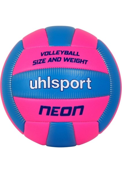 Neon Pembe ve Mavi Voleybol Topu, Eğlence ve Spor Için Mükemmel Seçenek
