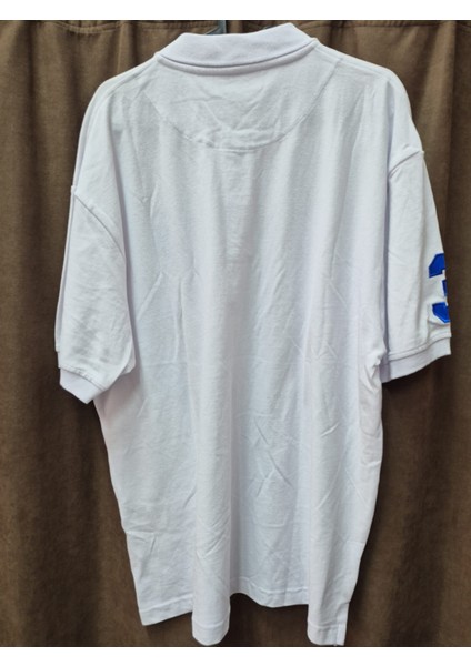 Erkek Beyaz U.s. Polo Assn. Klasik Polo Yaka Tişört – Mavi Logo Işlemeli fiyatları