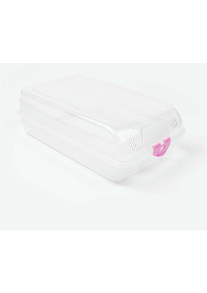 Şeffaf Kadın Ayakkabı Saklama Kutusu Beyaz 1'li fırsatları