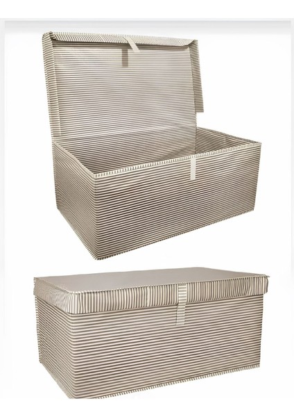 Çok Amaçlı Büyük Kutu Kahverengi 70X40X30CM, Pratik ve Dayanıklı Depolama Çözümü