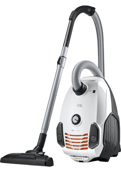 Aeg Vx6-2-Iw-5 Toz Torbalı Elektrikli Süpürge, 800W, 360° Döner Tekerlekler, 9m Hareket Alanı, Yıkanabilir Hijyen Filtresi, Sert Zemin ve Halı Için Özel Başlıklar