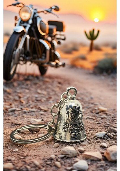 Çelik Anahtarlık Şans Çanı Guardian Bell – “bana Güvenle Dön” Model Shiney Aksesuar Özel Tasarım Koruyucu Luck Bell modelleri