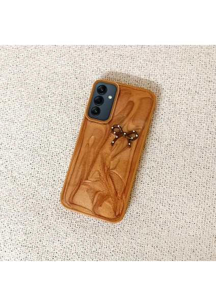 Samsung Galaxy A35 5g Uyumlu Kılıf Zebana Fionka Silikon Kılıf Kahverengi fiyatları