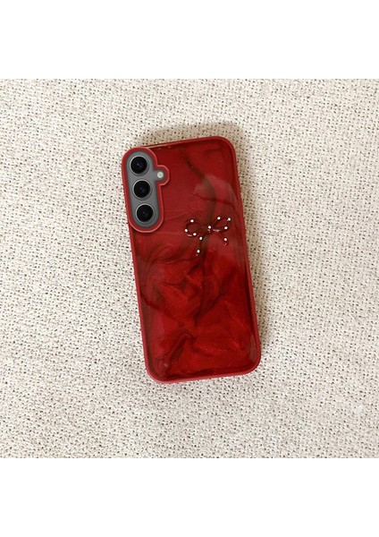 Samsung Galaxy S23 Fe Uyumlu Kılıf Zebana Fionka Silikon Kılıf Kırmızı fiyatları