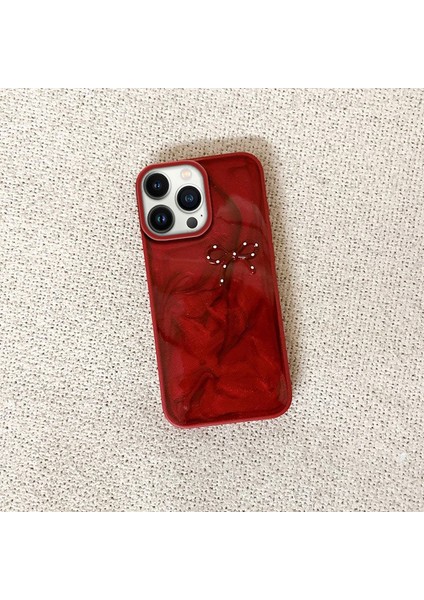 Apple iPhone 13 Pro Uyumlu Kılıf Zebana Fionka Silikon Kılıf Kırmızı fiyatları