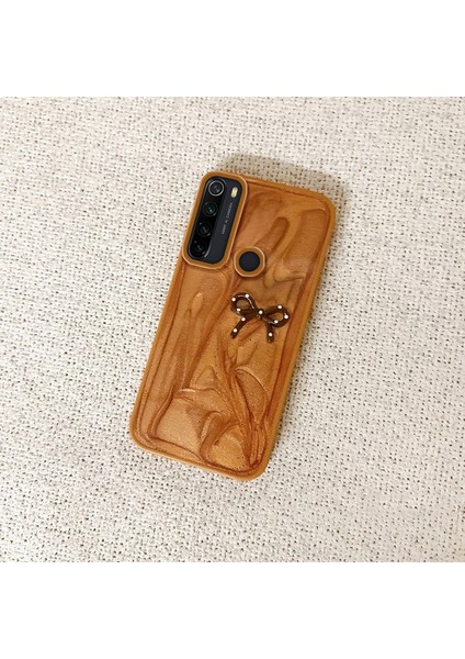 Xiaomi Redmi Note 8 Uyumlu Kılıf Zebana Fionka Silikon Kılıf Kahverengi fiyatları