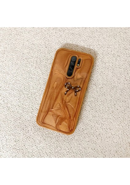 Xiaomi Redmi 9 Uyumlu Kılıf Zebana Fionka Silikon Kılıf Kahverengi fiyatları