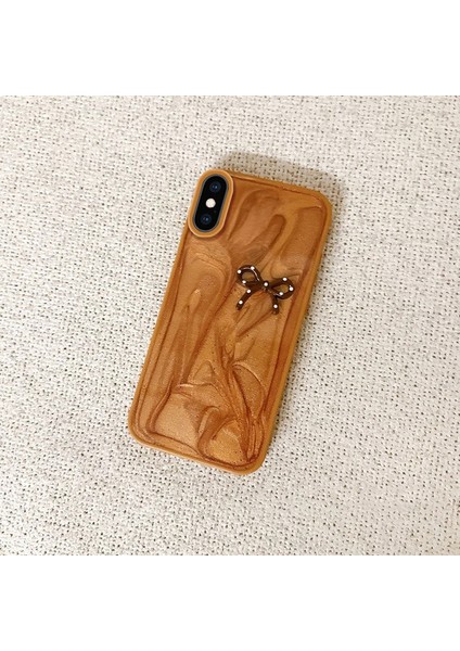 Apple iPhone Xs Max Uyumlu Kılıf Zebana Fionka Silikon Kılıf Kahverengi fiyatları