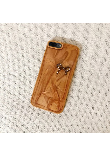 Apple iPhone 7 Plus Uyumlu Kılıf Zebana Fionka Silikon Kılıf Kahverengi fiyatları