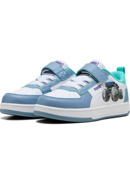 Mavi Erkek Çocuk Yürüyüş Ayakkabısı 40340601-PUMA Caven 2.0 Lo Hot Whee