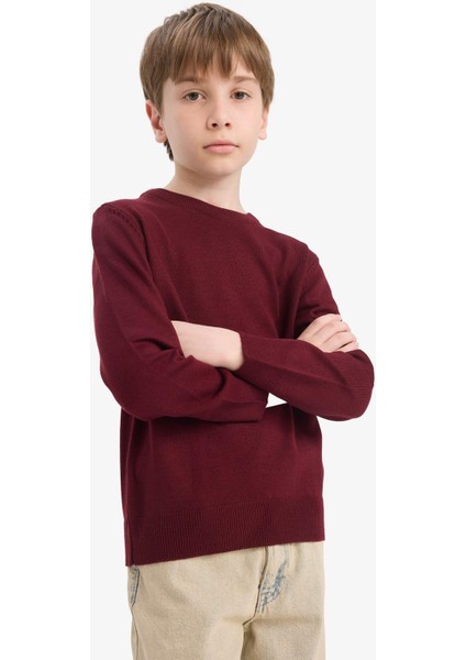 Erkek Çocuk Bisiklet Yaka Triko Kazak A4992A825WN fırsatları