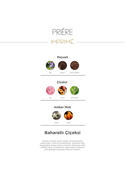Prière Edp 50 ml & Seyahat Boy 15 ml Kadın Parfüm Seti I Baharatlı ve Çiçeksi I Erik, Karanfil, Gül fırsatları