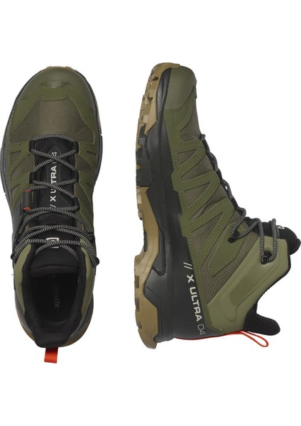 X Ultra 4 Mid Gtx Erkek Yeşil Outdoor Ayakkabı