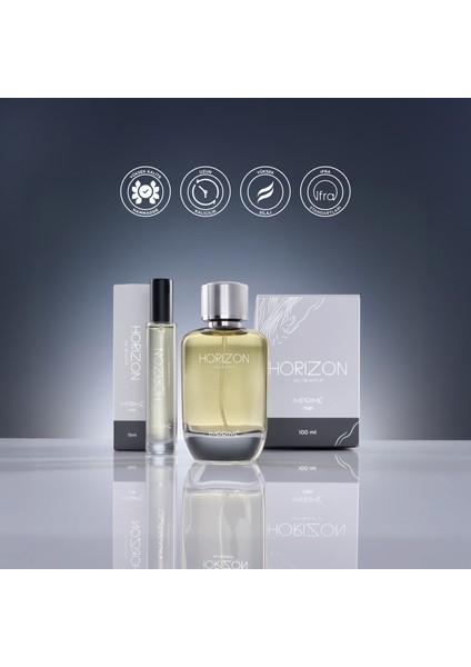 Horizon Edp 100 ml & Seyahat Boy 15 ml Erkek Parfüm Seti I Baharatlı ve Odunsu I Limon, Tarçın fiyatları