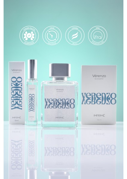 Vérenzo Edp 100 ml & Seyahat Boy 15 ml Unisex Parfüm Seti I Yeşil Odunsu I Elma, Lime, Mimoza fiyatları