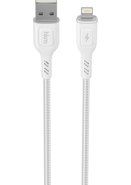 KNIT 2A Çıkış, Usb-A To Lightning Şarj ve Data Aktarım Kablosu, Örgü Tasarım, 1 Metre modelleri