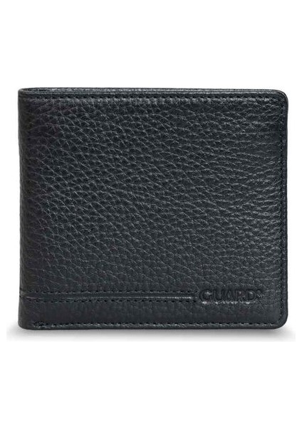 Siyah Tek Pisotlu Hakiki Deri Erkek Cüzdan P845