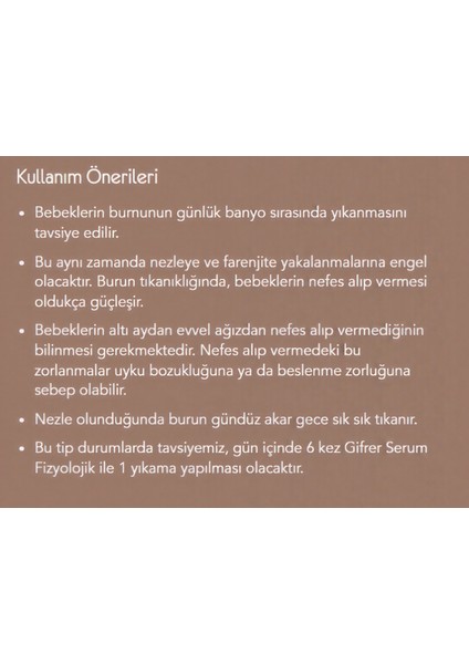 Serum Burun ve Göz Temizliği 5ml x 20 Adet indirimleri