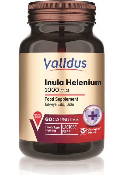 Inula Helenium 1000 Mg 60 Capsules (ANDIZ EXTRACT)