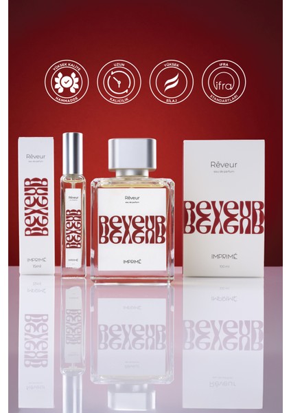 Rêveur Edp 100 ml & Seyahat Boy 15 ml Unisex Parfüm Seti I Narenciye, Baharat I Mandalina, Elma fiyatları